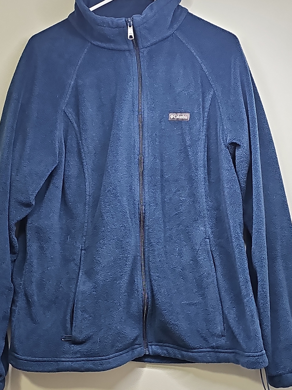 Columbia Women's Dark Blue Full-Zip Fleece Jacket